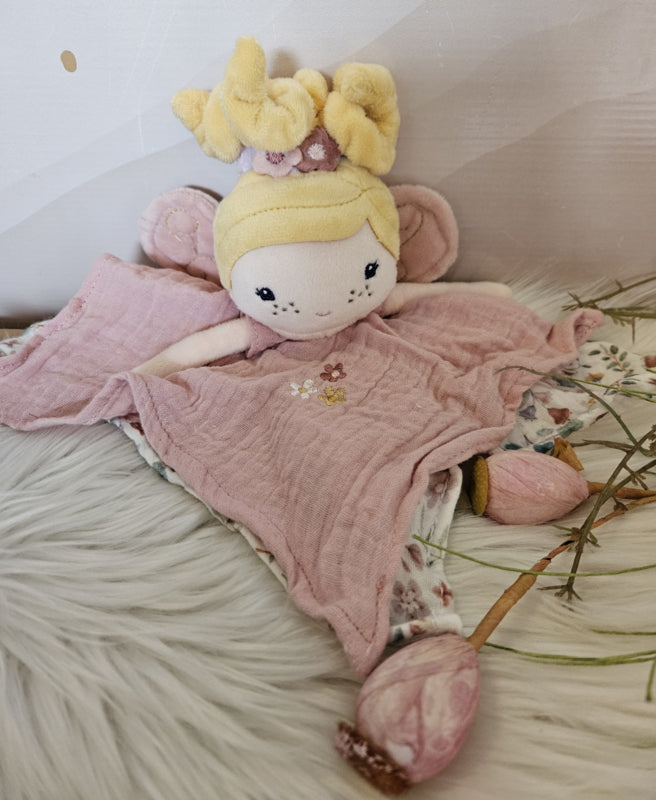 Little Dutch koffertje met knuffeldoekje Fairy MILA (met naam)