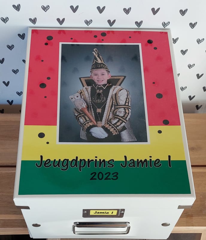 Bewaar-, herinneringsdoos Carnaval LUXE GROOT