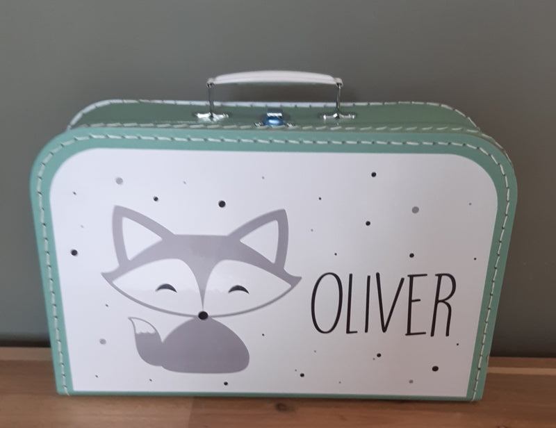 Koffertje met naam Vosje jongen