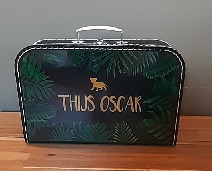 Koffertje met naam Jungle Look