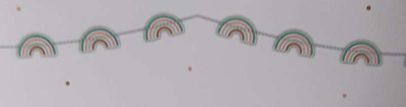 Paper garland ''rainbow'' 2,5 meter