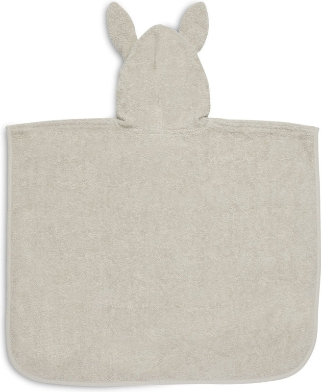 ''Jollein'' badstof badponcho - nougat (met naam)