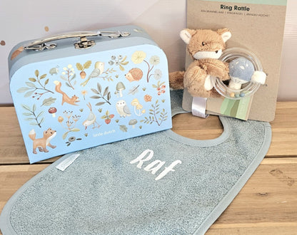 Little Dutch gevuld koffertje Forest Friends /  slab met naam