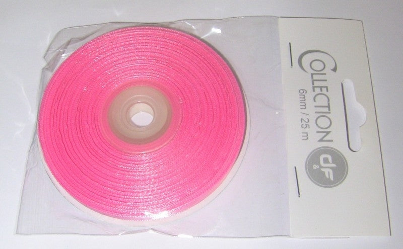 kaartenlint geboorte meisje licht roze 25 mtr