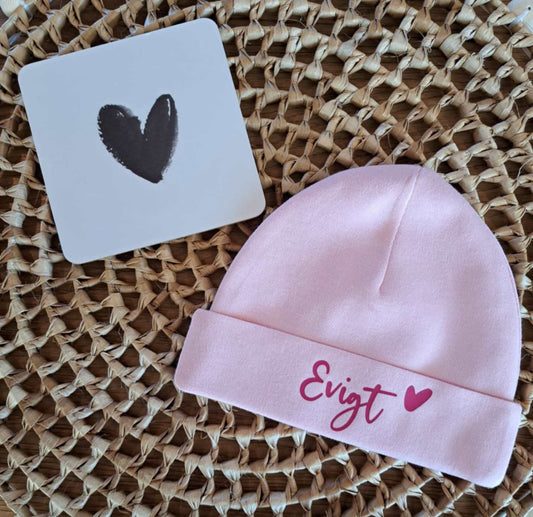 Babymutsje met naam meisje