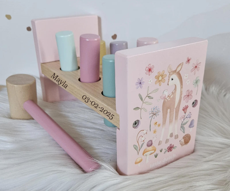 Little Dutch hamerbank Fairy Garden (met naam)