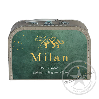 Koffertje met naam Cheetah
