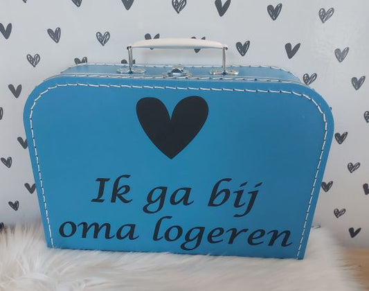 Koffertje ''ik ga bij oma logeren''