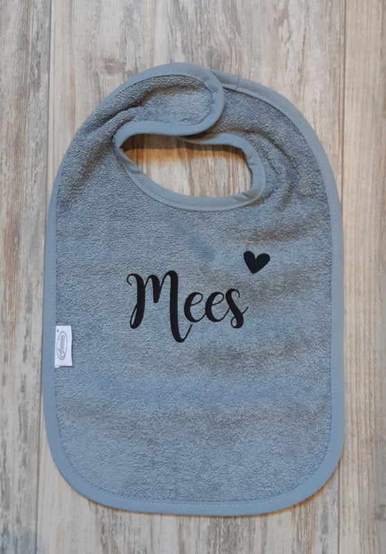 Slab met naam en hartje