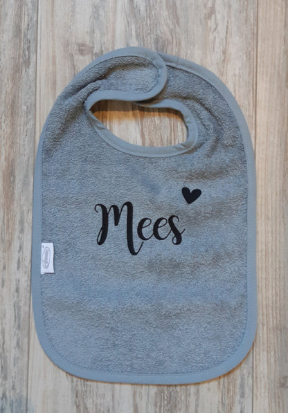 Slab met naam en hartje