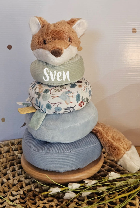 Little Dutch  Forest Friends tuimelstapelaar Vosje met naam