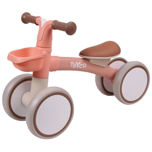 Tryco loopfiets Luna Pink met naam