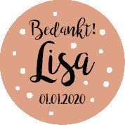 Sticker rond diverse kleuren
