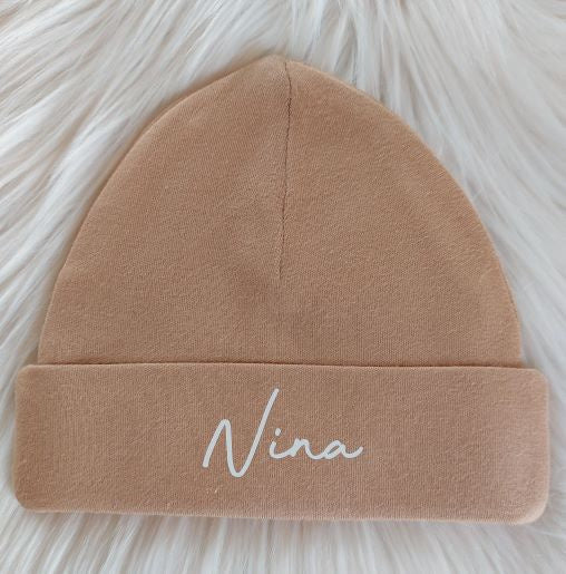 Babymutsje met naam meisje