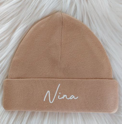 Babymutsje met naam meisje