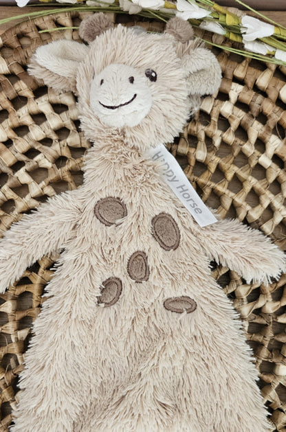 Happy Horse  Knuffeldoekje giraf Gus - beige