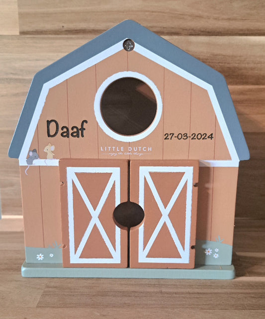 Little Dutch Vormenstoof Little Farm met naam