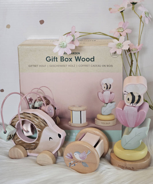 Little Dutch houten giftset  Fairy Garden met naam