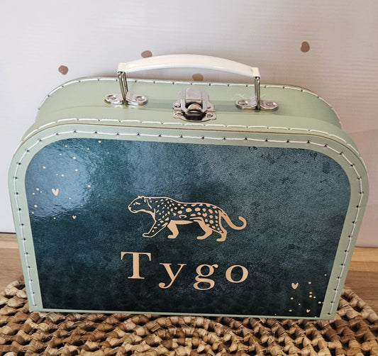 Koffertje met naam Cheetah