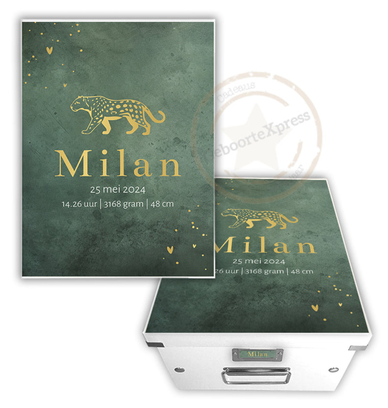 Bewaardoos met naam Cheetah