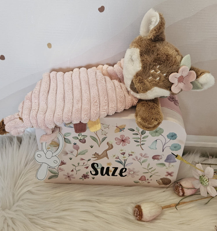 Little Dutch koffertje Fairy Garden met knuffeldoekje (met naam)