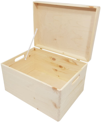 Houten herinneringskist met Geboortegegevens