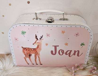 Koffertje met naam Hertje