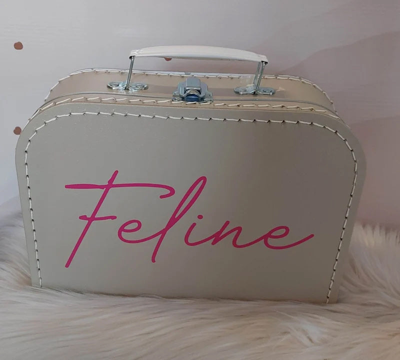 Koffertje met Naam (en datum)