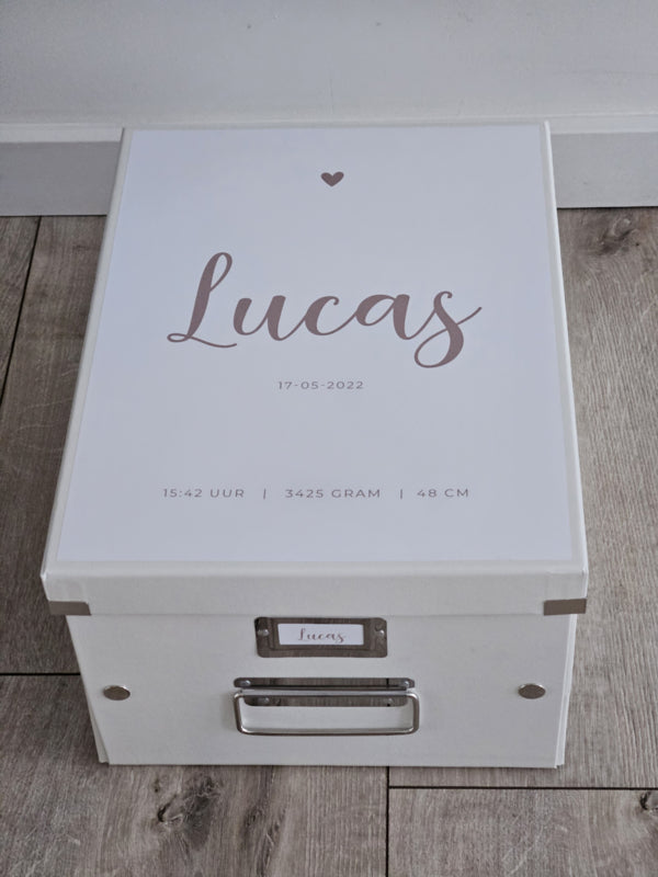 Bewaardoos met naam  Simplicity