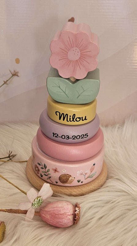 Little Dutch Tuimelstapelaar hout - Fairy Garden met naam