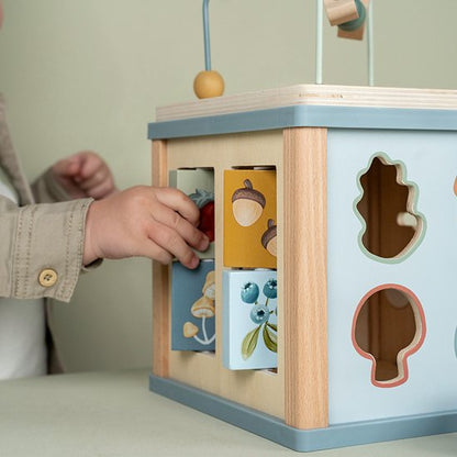 Little Dutch ''Forest Friends'' activiteitenkubus met naam