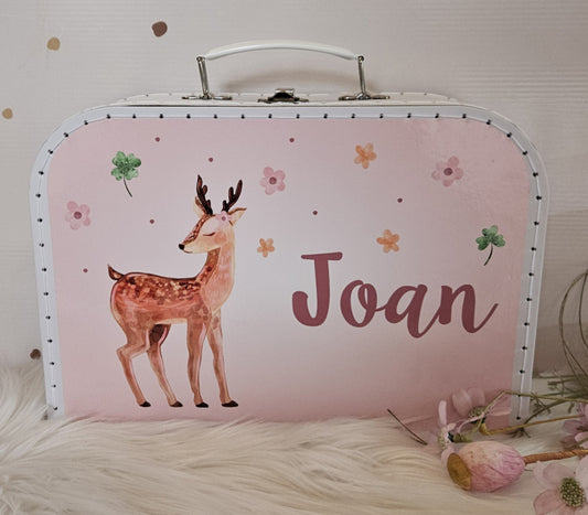 Koffertje met naam Hertje