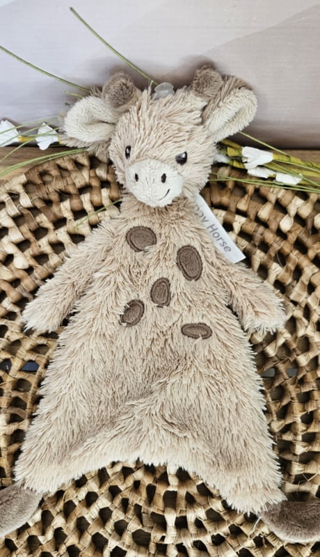 Happy Horse  Knuffeldoekje giraf Gus - beige