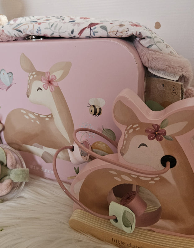 Little Dutch extra  gevuld koffertje B Fairy Garden  (met naam)