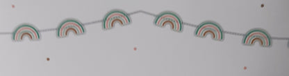 Paper garland ''rainbow''  2,5 meter
