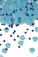 tafel sierconfetti voetjes jongen